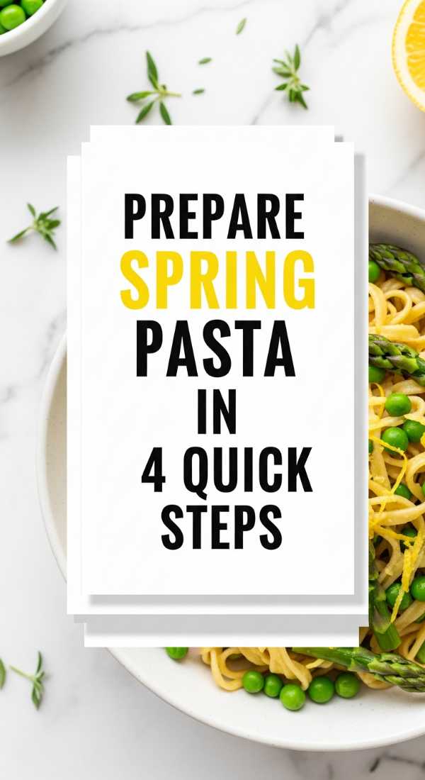 Prepare Spring Pasta In 4 Quick Steps 69de7f171d844