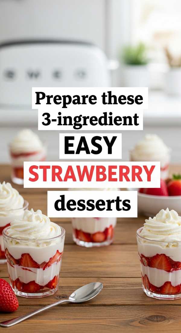 Prepare These 3 Ingredient Easy Strawberry Desserts 69e853d5a4880