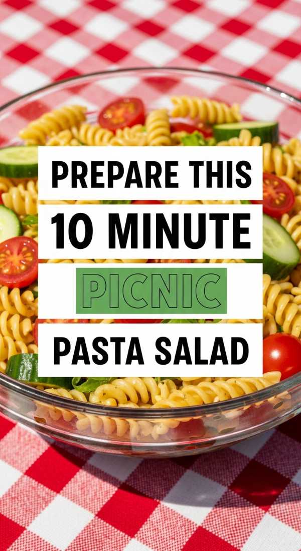 Prepare This 10 Minute Picnic Pasta Salad 69ec6f1adf0c2