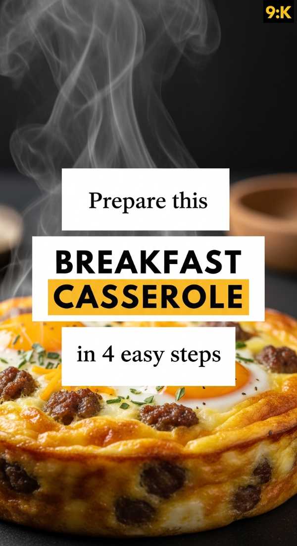 Prepare This Breakfast Casserole In 4 Easy Steps 69e9b6d2363c0