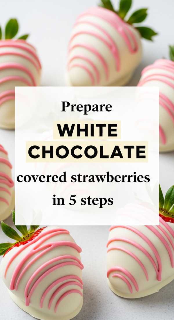 Prepare White Chocolate Covered Strawberries In 5 Steps 69f05acd4349d