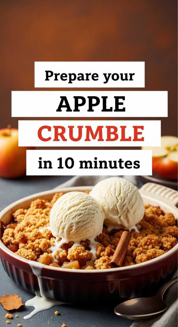 Prepare Your Apple Crumble In 10 Minutes 69e20d27208a4
