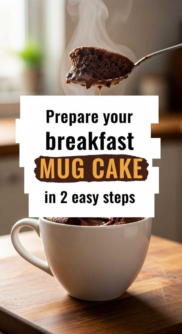 Prepare Your Breakfast Mug Cake In 2 Easy Steps 69e21f080fec9