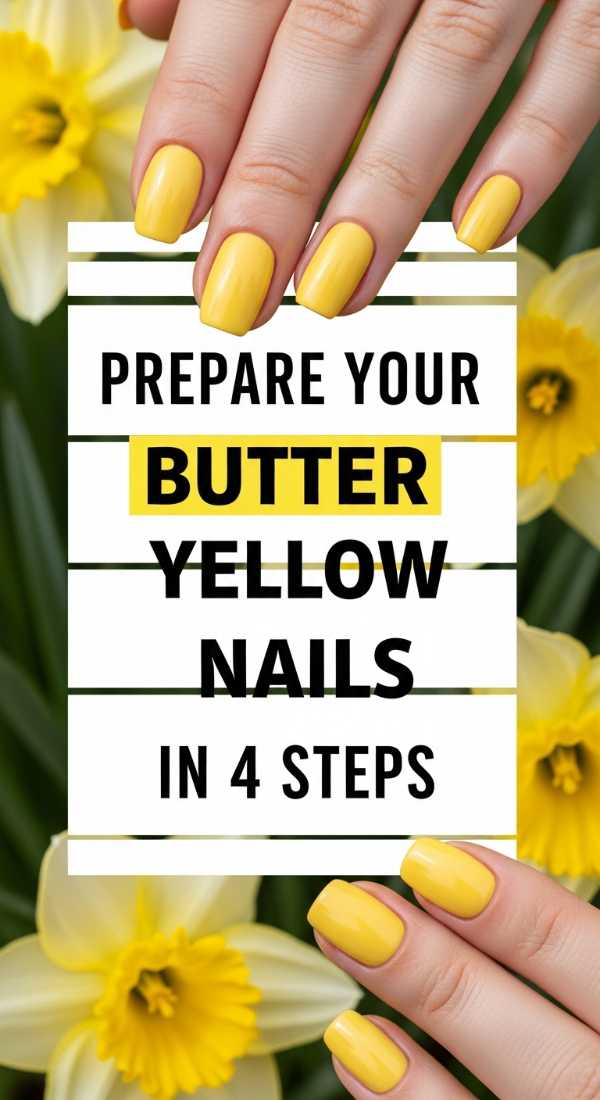 Prepare Your Butter Yellow Nails In 4 Steps 69e52876c5bb5
