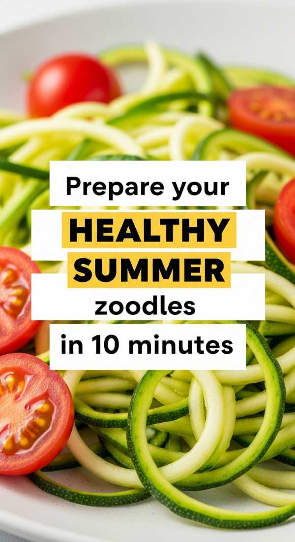 Prepare Your Healthy Summer Zoodles In 10 Minutes 69e5d13dcf230