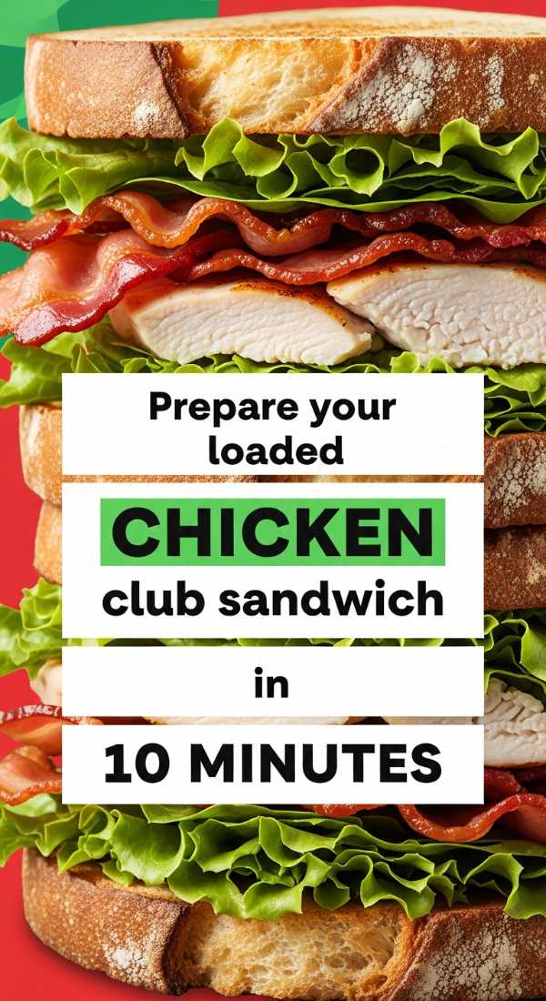 Prepare Your Loaded Chicken Club Sandwich In 10 Minutes 69ec86e82f629