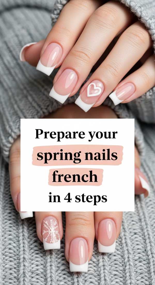 Prepare Your Spring Nails French In 4 Steps 69ea698b86a32