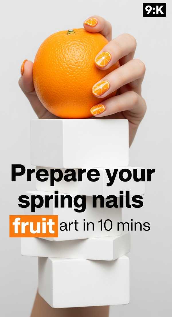 Prepare Your Spring Nails Fruit Art In 10 Mins 69ed0bac211ea