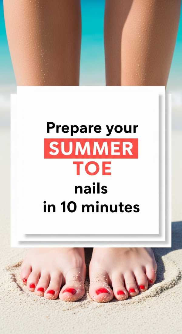 Prepare Your Summer Toe Nails In 10 Minutes 69ea699bc81ef