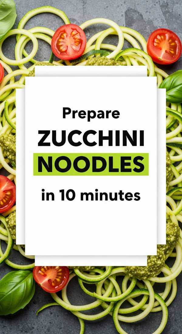 Prepare Zucchini Noodles In 10 Minutes 69e9b6dfeba20