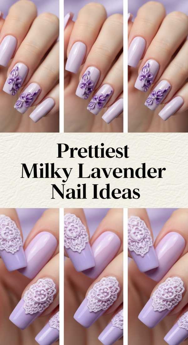 Prettiest Milky Lavender Nail Ideas 69f0ca32a99ef