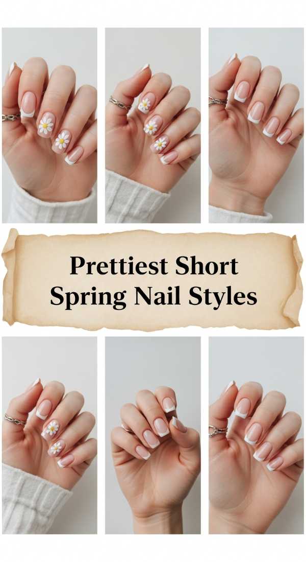 Prettiest Short Spring Nail Styles 69de4577112dc