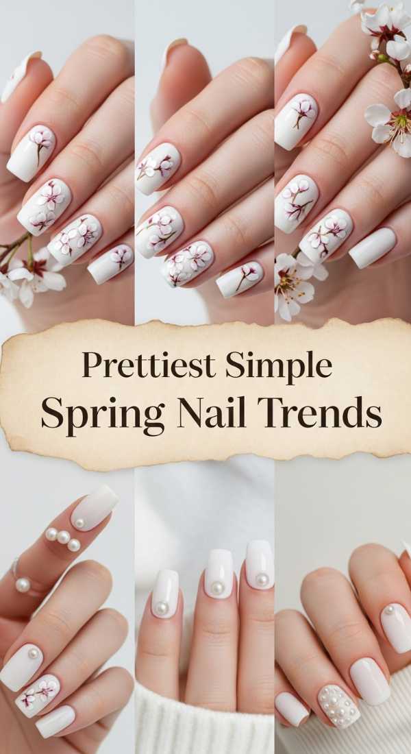 Prettiest Simple Spring Nail Trends 69df3aba11b04