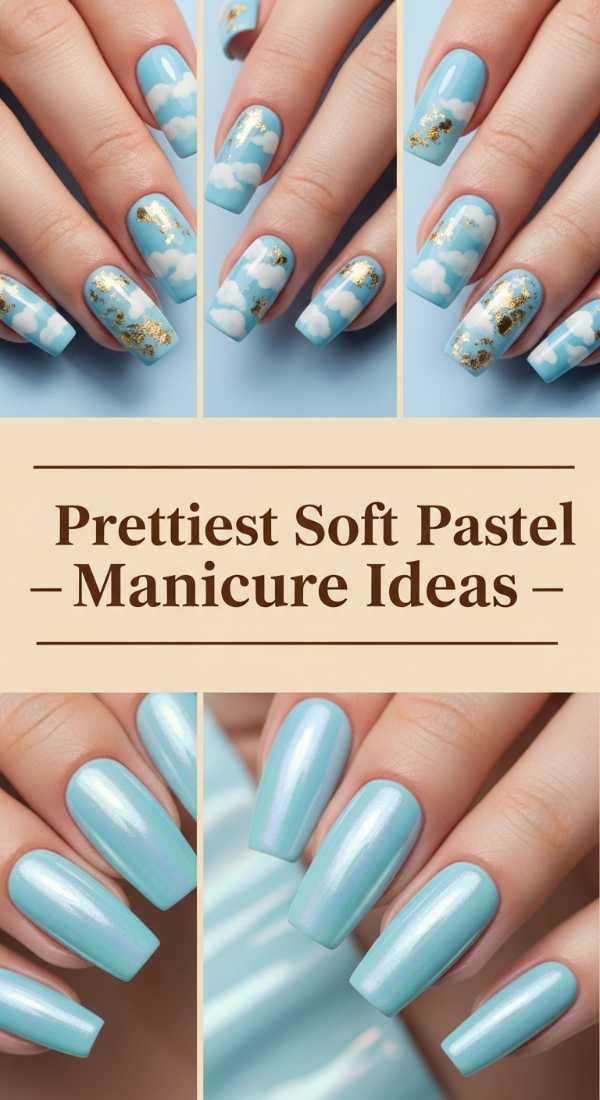 Prettiest Soft Pastel Manicure Ideas 69e905b69f0b9