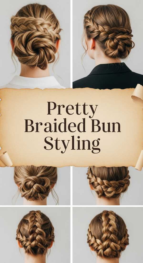 Pretty Braided Bun Styling 69e4f6855b2f1