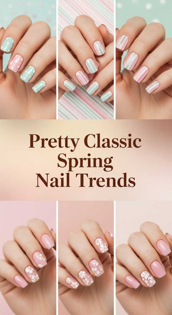 Pretty Classic Spring Nail Trends 69e5f3d9657cd