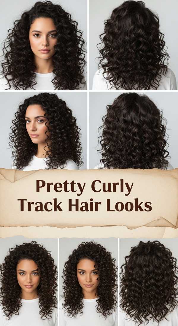 Pretty Curly Track Hair Looks 69df3fc541d42