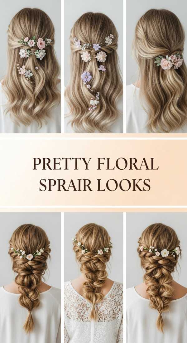 Pretty Floral Spring Hair Looks 69df3fcb8ce05