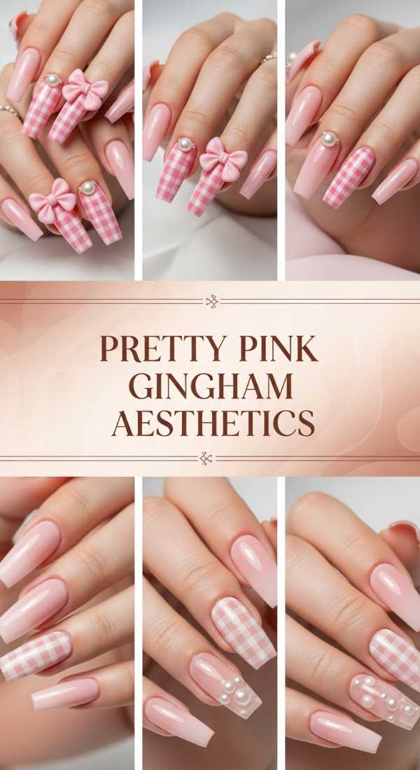 Pretty Pink Gingham Aesthetics 69f0ca3e92957