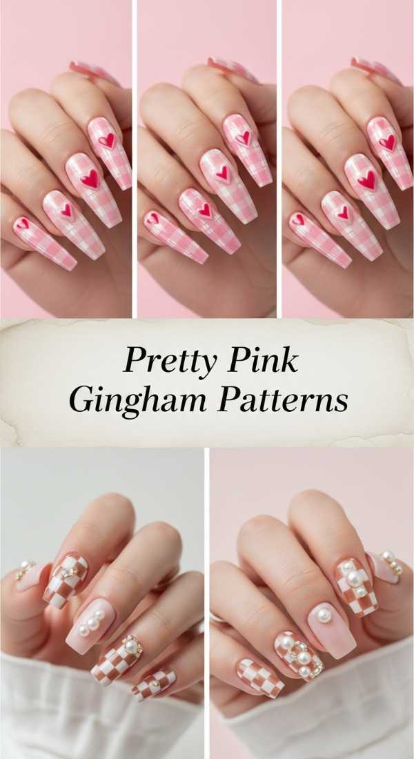 Pretty Pink Gingham Patterns 69f32d673b007