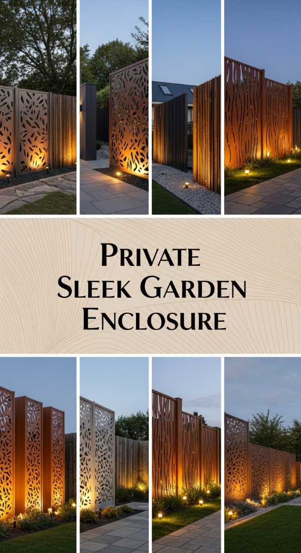 Private Sleek Garden Enclosure 69df43e6d1209