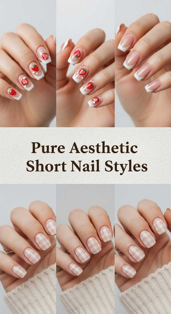 Pure Aesthetic Short Nail Styles 69e72ccfaa501