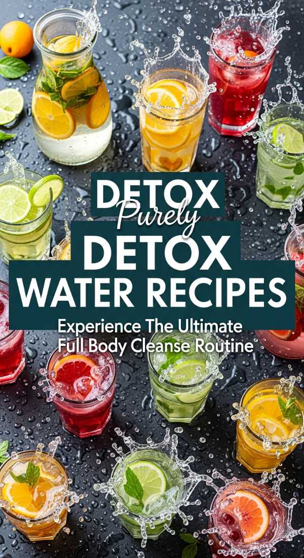 Pure Detox Water Recipes To Cleanse Your System 69e5cb66882f4