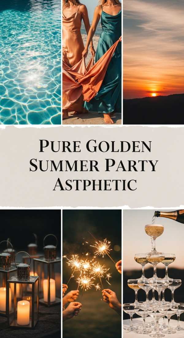 Pure Golden Summer Party Aesthetic 69e7303fda3b1