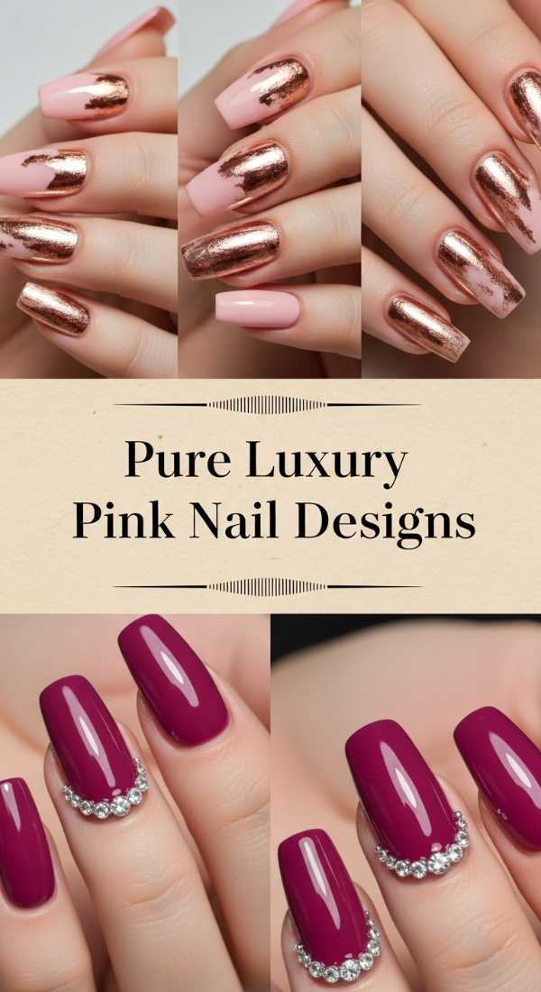Pure Luxury Pink Nail Designs 69e72cbd1ff99