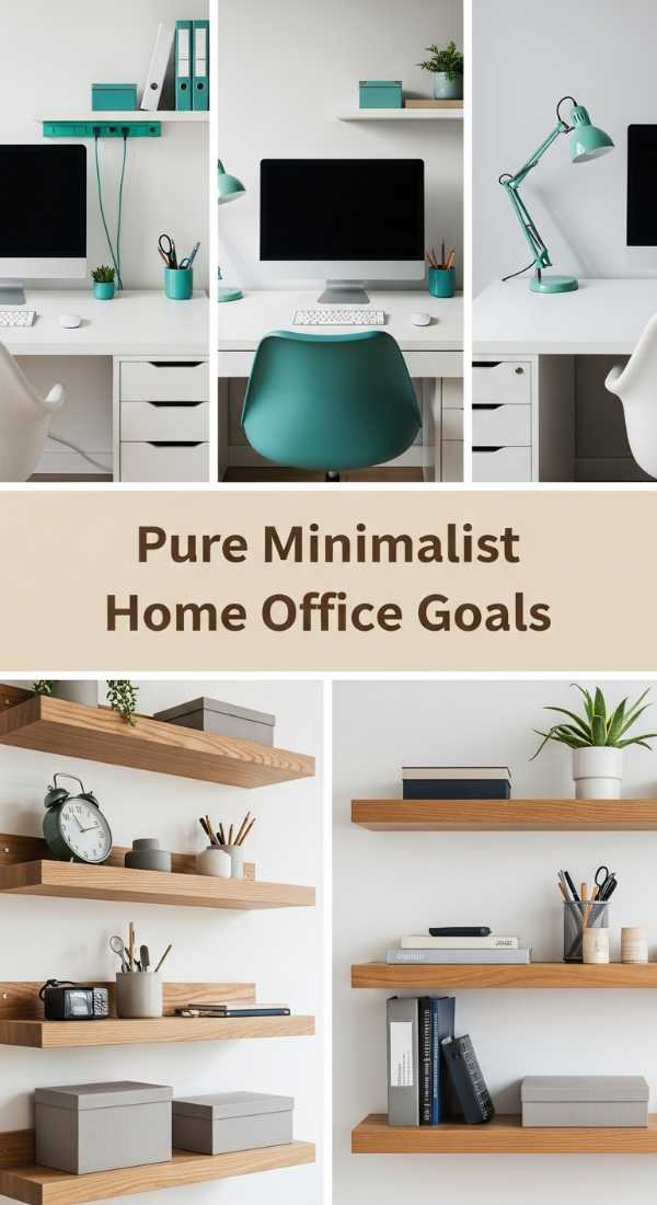 Pure Minimalist Home Office Goals 69e3b6feb85d4