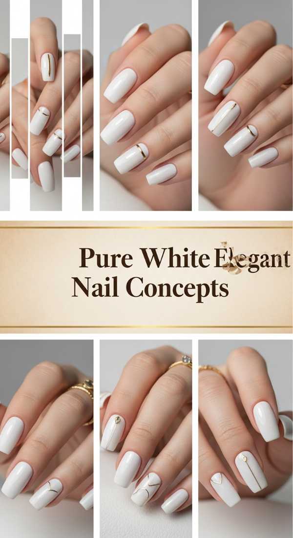 Pure White Elegant Nail Concepts 69eba04bba578