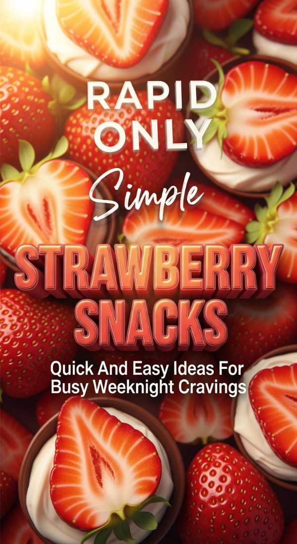 Quick And Easy Strawberry Snacks For Busy Nights 69eca8c8dde1d