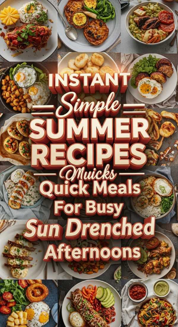 Quick And Easy Summer Recipes For Busy Afternoons 69e9bbab00ff3