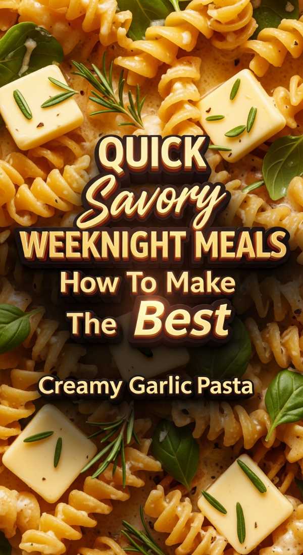Quick Creamy Garlic Pasta Recipe For Busy Nights 69e9b9d1b5e44