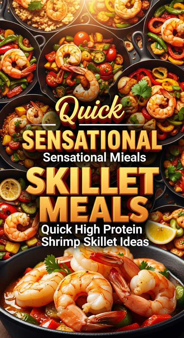 Quick Easy High Protein Shrimp Skillet Meals 69eb0f2eafc98