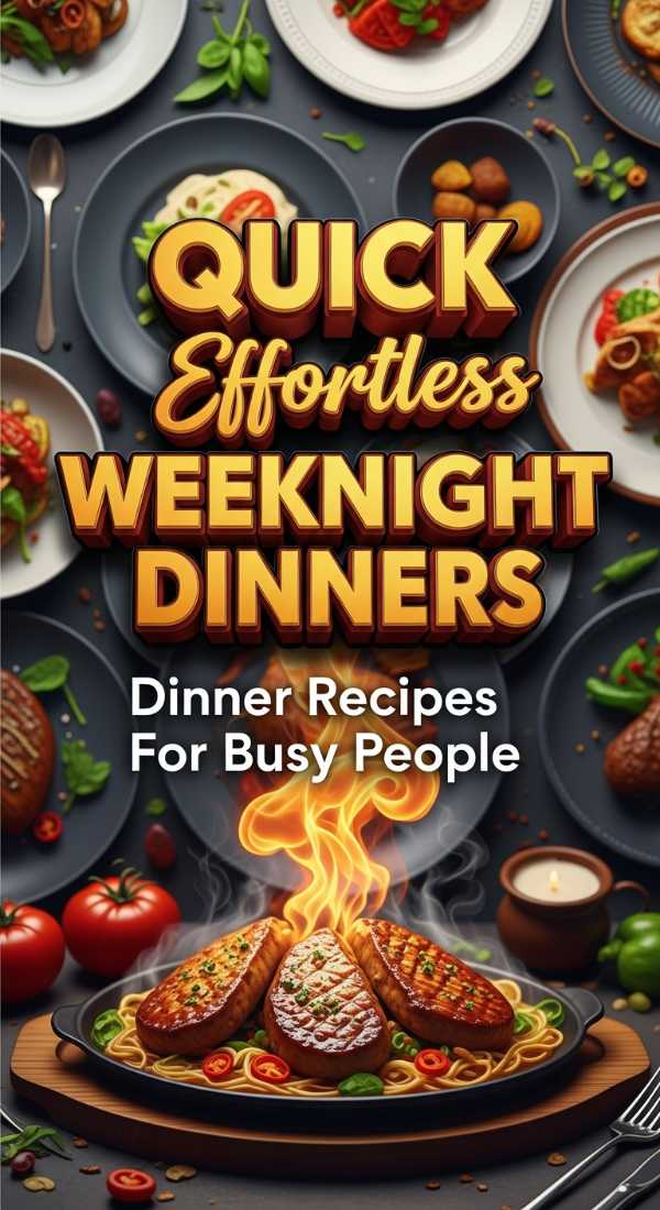 Quick Effortless Weeknight Dinners Easy Recipe Collection