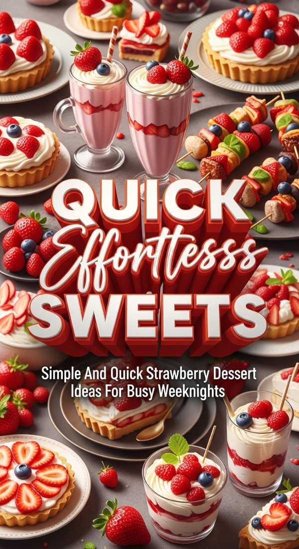 Quick Strawberry Dessert For Weeknights 69ec8d5143261