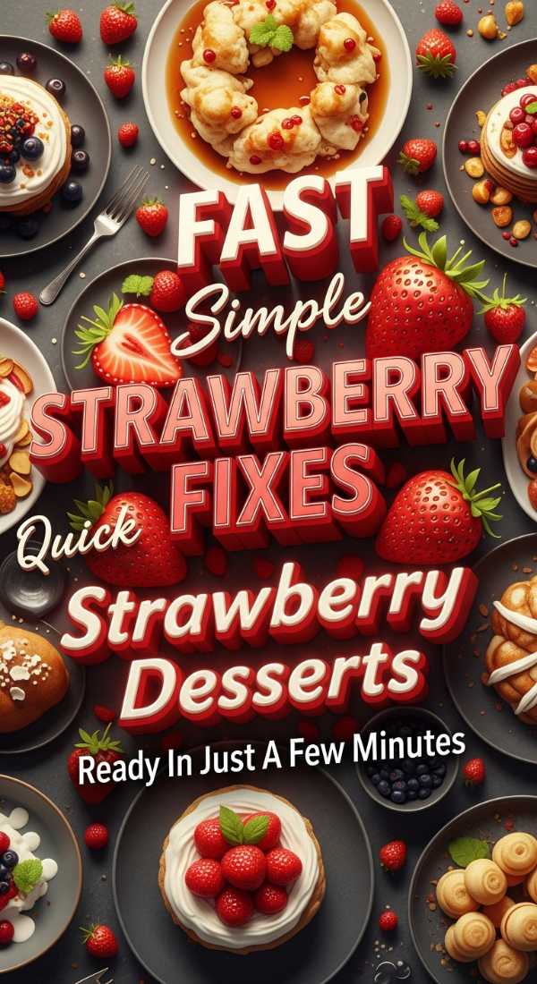 Quick Strawberry Desserts In Minutes 69ee420a6751d