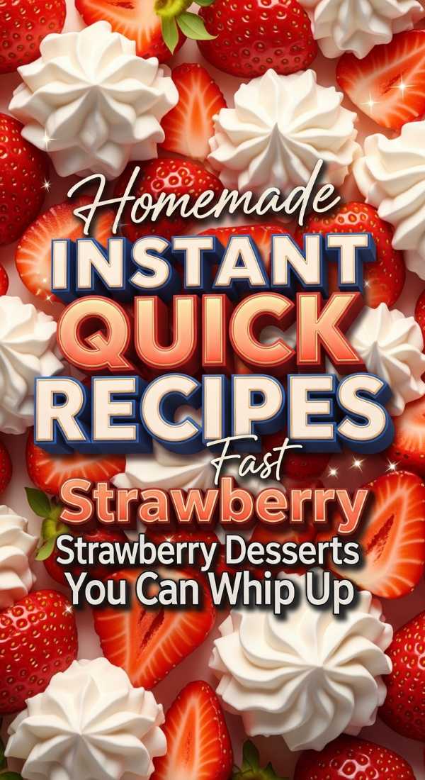 Quick Strawberry Desserts You Can Whip Up Fast 69eca8cec6573