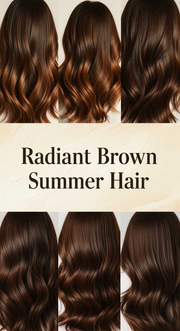 Radiant Brown Summer Hair