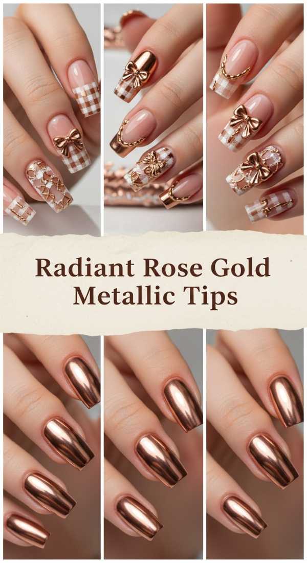 Radiant Rose Gold Metallic Tips 69eb727f78448
