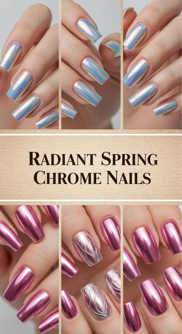 Radiant Spring Chrome Nails 69ecf74985c31
