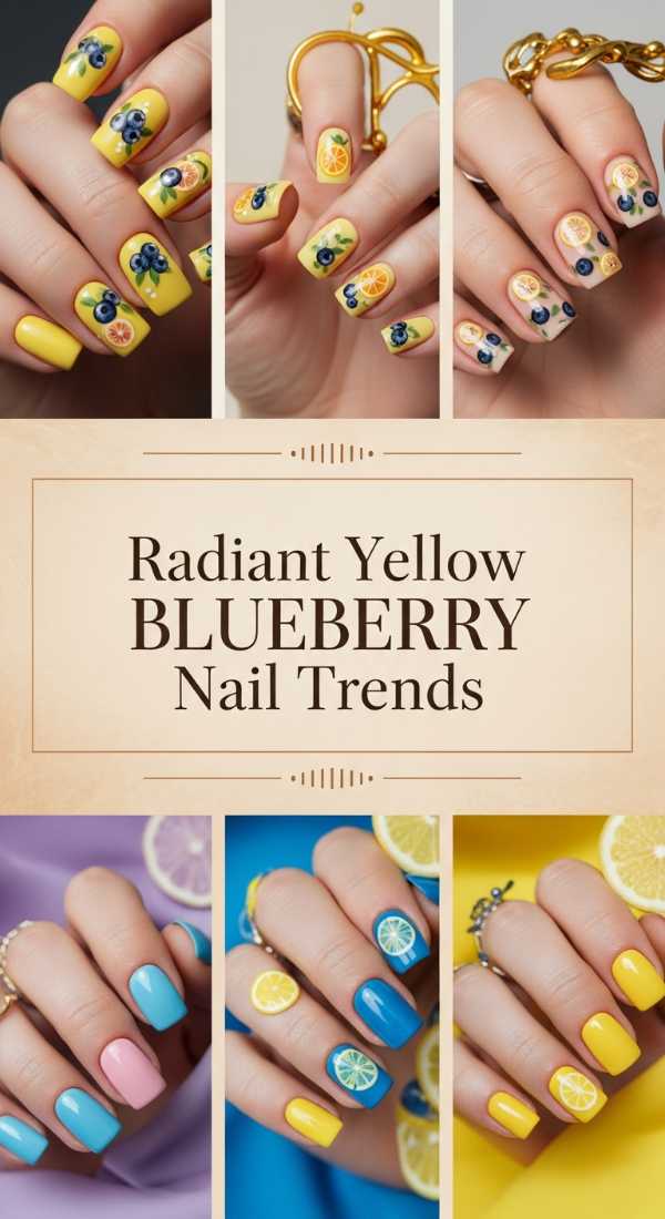 Radiant Yellow Blueberry Nail Trends 69ef3c582e6e4