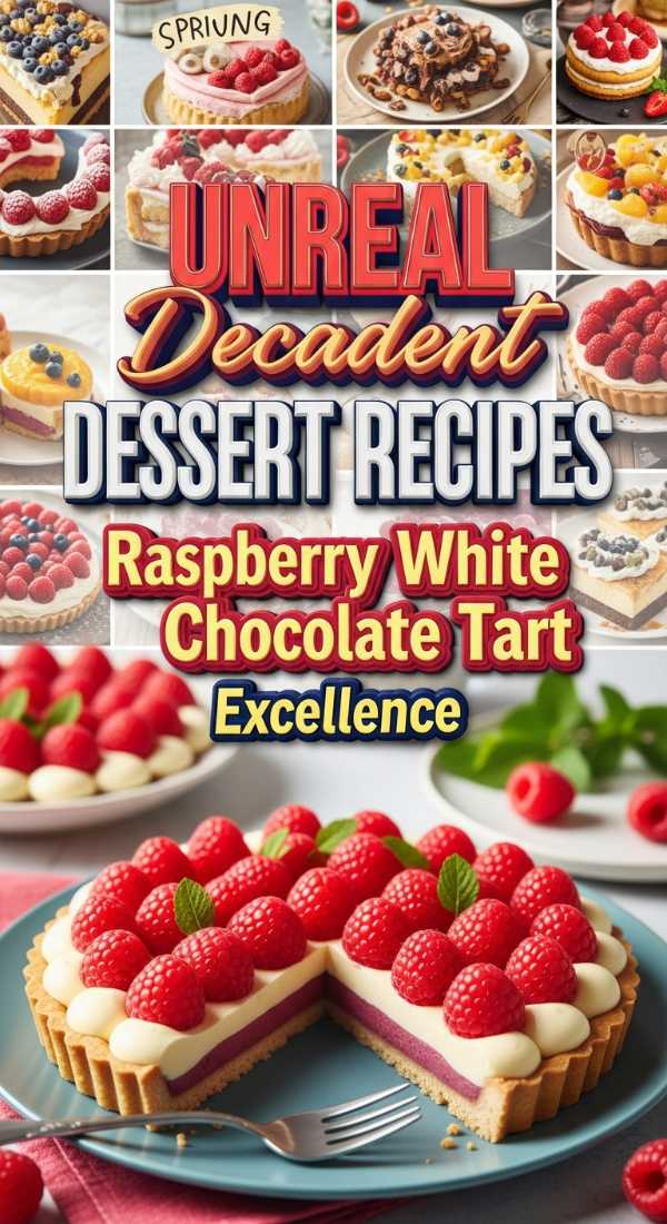 Raspberry White Chocolate Tart Excellence 69e5cd9521020