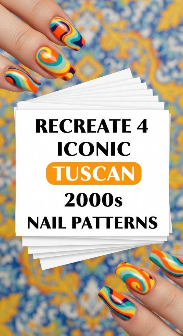 Recreate 4 Iconic Tuscan 2000s Nail Patterns 69efaf979ba76