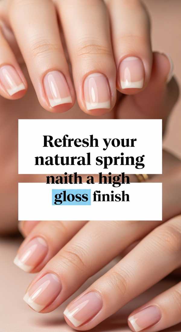 Refresh 5 Natural Spring Nails With Gloss 69ed0bab8eca3