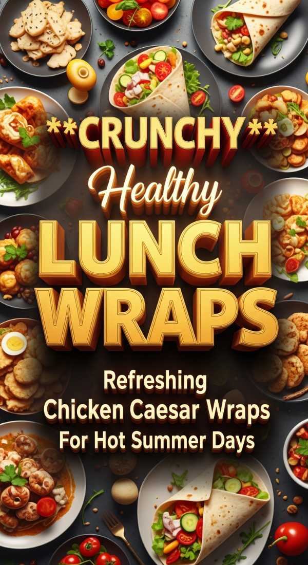 Refreshing Chicken Caesar Lunch Wraps 69e9c3577710d
