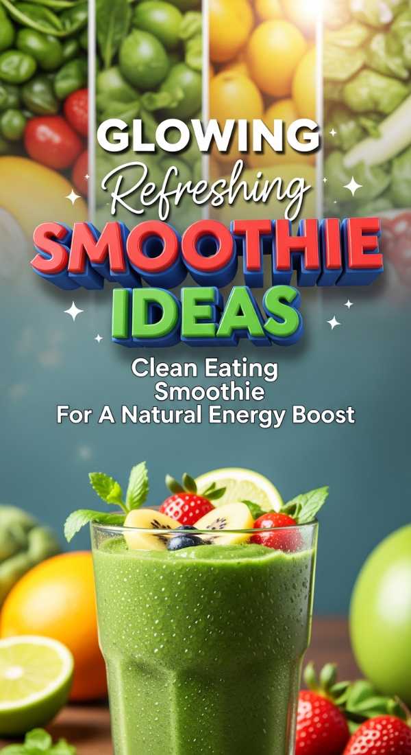 Refreshing Clean Eating Smoothie For A Natural Energy Boost 69f20ab87f011