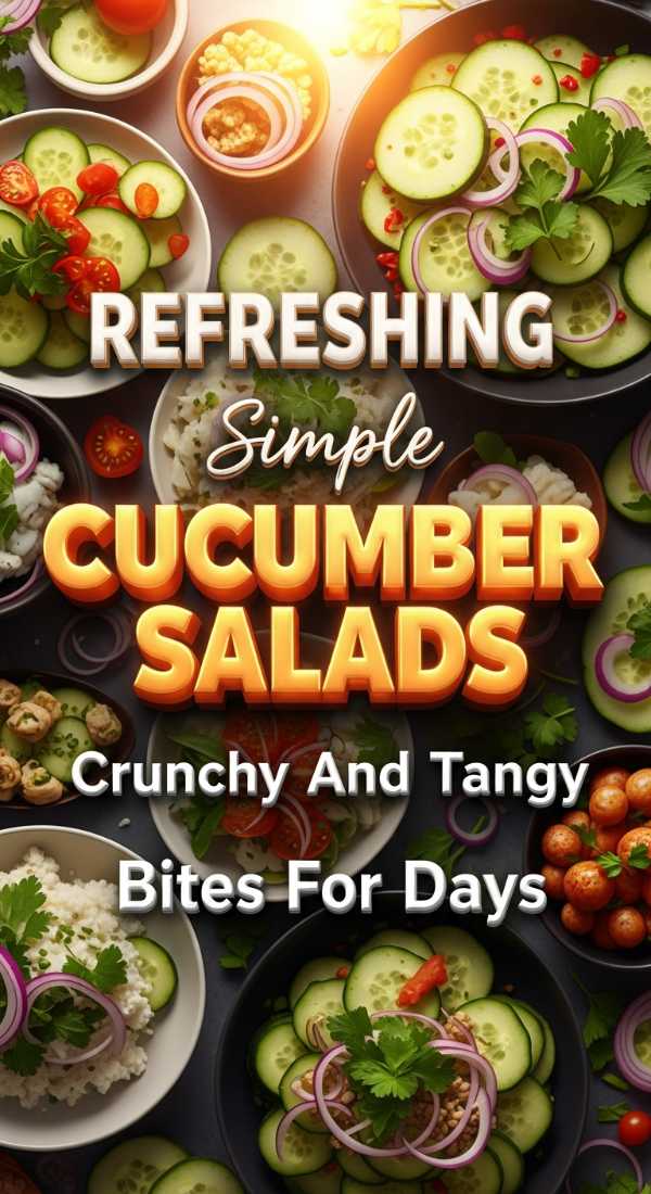 Refreshing Cucumber Salad Variations 69e5cd9eedbdf