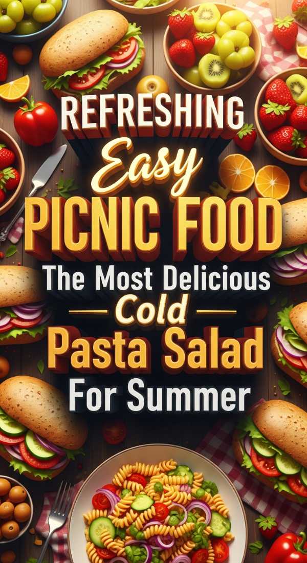 Refreshing Easy Picnic Food For Summer 69de7af41a8d1